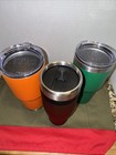 Rtic Orange  And Green 30 Oz   20 Oz Polar Tumbler  Lot Of 3 Pre-owned With Lids