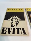 Lot Of Vintage Broadway Playbill Magazines Merlin 42nd Street Evita Nathan Lane