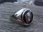 1959-85 Buick Tri-crest Silver Chrome Ring Size  12 Nos Unique Hi-quality