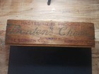 Vintage Bordens Pimento Cheese New York Wood Wooden Box  Red Blue Graphics 