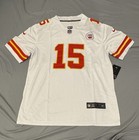 2025 Patrick Mahomes  15 Kansas City Chiefs Away White Size- Large