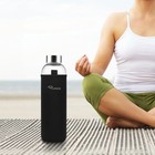 Borosilicate Glass Water Bottle 33oz 1l 1000ml Bpa-free Leak Proof Ideal
