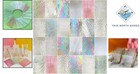 Clear Textured Stained Glass Sheets Variety Pack For Creative Projects