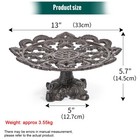 Sungmor Vintage Cast Iron Cake Stand  Ornate Pedestal Dessert Plate For Cupcakes