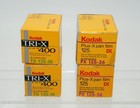 Kodak B w 35mm Print Film Plus-x Pan 125 X 2   Tri-x Pan 400 X 2 Date Stamp 2002