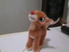 Steiff Rudolph Sales Sample Mini  Reindeer Ornament Age Unknown  Origin Germany