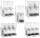 Commercial Beverage Dispenser Cold Juice Ice Drink Dispenser 1 2 3 Tank