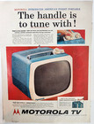 Americana Motorola Portable Tv Television Vintage 1967 Magazine Print Ad