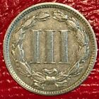 High Grade Xf 1881 Three Cents Nickel Coin-dec217