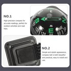 Portable Compact Car Compass Dashboard Mounted Navigation Instrument