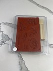 Stampin Up Heritage Holiday Santa Christmas Wood Rubber Stamp Set New 