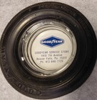 Vintage Goodyear  Tire Advertising Rubber   Glass Insert Ash Tray Storepromotion