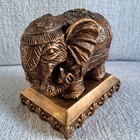 Elephant  Gold Home Decor Decorative Animal Statue