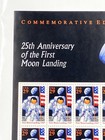1994 Usps 25th Anniv  First Moon Landing 29c Mnh Sheet Of 20 Apollo 11
