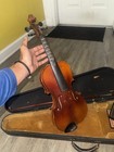 Vintage Copy Of Antonius Stradivarius Cremonensis Faciebat Anno 17 Violin German