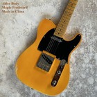 New Tl Vintage Relic Yellow Electric Guitar Maple Fretboard - Fast U s  Shipping