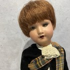 Antique German Bisque Head Doll Armand Marseille Am 390 12  Scottish Boy Kilt