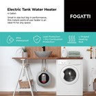 Fogatti Electric Mini Tank Water Heater  4 0 Gallon Point Of Use Instant Hot    