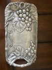 Vtg Arthur Court 2005 Aluminum Grapevine 10 x5 5    Serving Tray Cocktails Handles