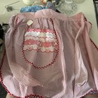 3 Vintage 1 2 Kitchen Aprons Polka Dot Paisley Pockets Home Cooking Granny Bs