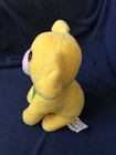 Applause Yellow Green Puppy Dog Plush Minky Fabric 8    Stuffed Animal Toy