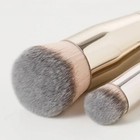 3pcs Pro Foundation Makeup Brush Flat Top Kabuki For Blending Liquid Cream New