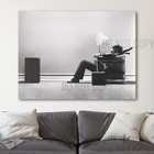 The Blown Away Guy Ad 1970s Music Speaker Tape Canvas Wall Art Print