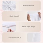 Zippered Stretch Arch Cover Thick Milk-silk Polyester For Wedding Party Backdrop