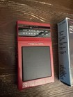 Realistic Am fm Stereo Mate Pocket Radio Vintage Red Model 12-132
