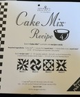 Miss Rosie   s Quilt Co For Moda Cake Mix Recipe Cards For 10 Layer Cake - 2 Pack