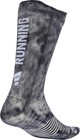 Adidas Runxgraphic Washed Running Socks Grey Arch Support Crew Sports Training