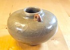 14th C  Chinese Yuan Dynasty Longquan Celadon Pottery Jarlet Antique