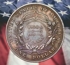 Pattern 1879 Bun Hair Goloid Metric Dollar Novelty Coin Modern Restrike Medal