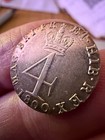 1800 George Iii Maundy Fourpence 4d Silver Great Britain Au Original Toning