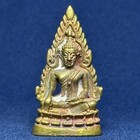 Buddha Thai Amulet  Phra Phuttha Chinnarat Bronze Wat Phra Sri Rattana Mahathat 