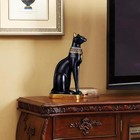 12 Inch Tall Black Egyptian Cat Goddess Bastet Statue  Ancient Egypt Bast Figuri