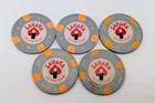 Sahara Casino Chip  1 - Vintage Las Vegas - Lot Of 5