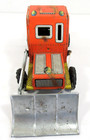 Higashi Gangu 1960s Road Grader No  108 Tin Litho Friction Toy Vehicle Vintage