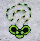Deadmau5 Large Or Small Perler Bead Edm Rave Kandi Necklace