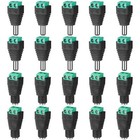 20 Pairs Male Female Dc Power Jack Connector Plug 2 1 X 5 5mm For Audio Cctv Led