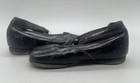 Original Antique Victorian Child s Leather Button Strap Shoes Wood Pegged Soles