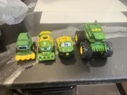 Oball Go Grippers John Deere Tractor Lot Of 5 Green Toddler Cars Loader Combine