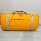 Veuve Clicquot Travel Case Champagne Flute Glass Set Of 2 Yellow Orange