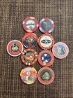  5 Casino Chips From All Over The Usa          - Lot Of 10