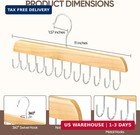  2 Pack  Wood Hair Extension Holder For Hair Storing  Washing  Drying  Coloring 