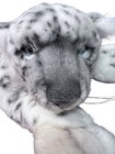 Hansa Toys Snow Leopard Realistic Laying Plush  3862 Stuffed Animal 18      Tail