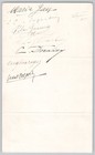 1907 Rmsp Aragon Programme Grand Soiree Signed By Passengers French  4 75x8 