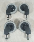  set Of 4  Invacare Tdx Sp   Pronto Power Wheelchairs Caster Wheels With Forks