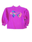 Iya Girls Nwt Size Large Cotton Fuchsia 2-piece Mock Turtleneck Top Skort Bottom