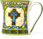 Irish Celtic High Cross Bone China Mug
